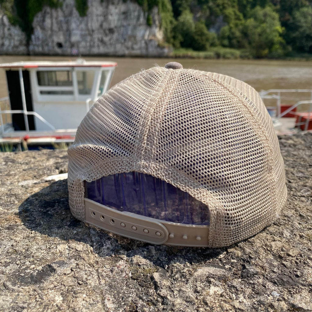 Daddy needs a Guinness Brown and Beige Trucker Cap