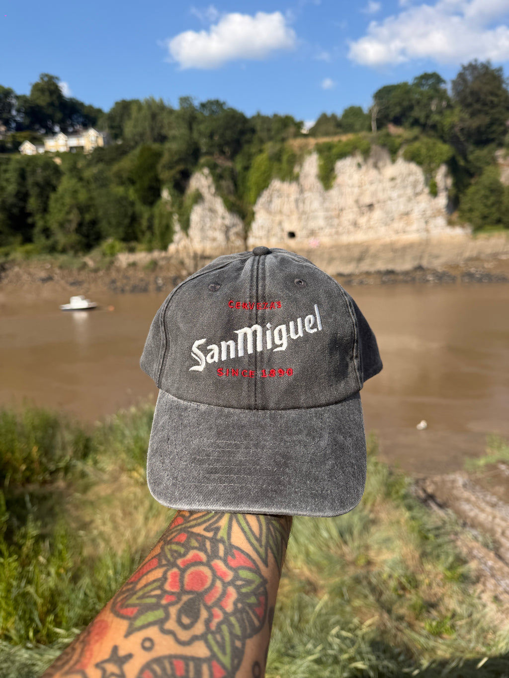 San Miguel Since 1890 Black Embroidered Cap