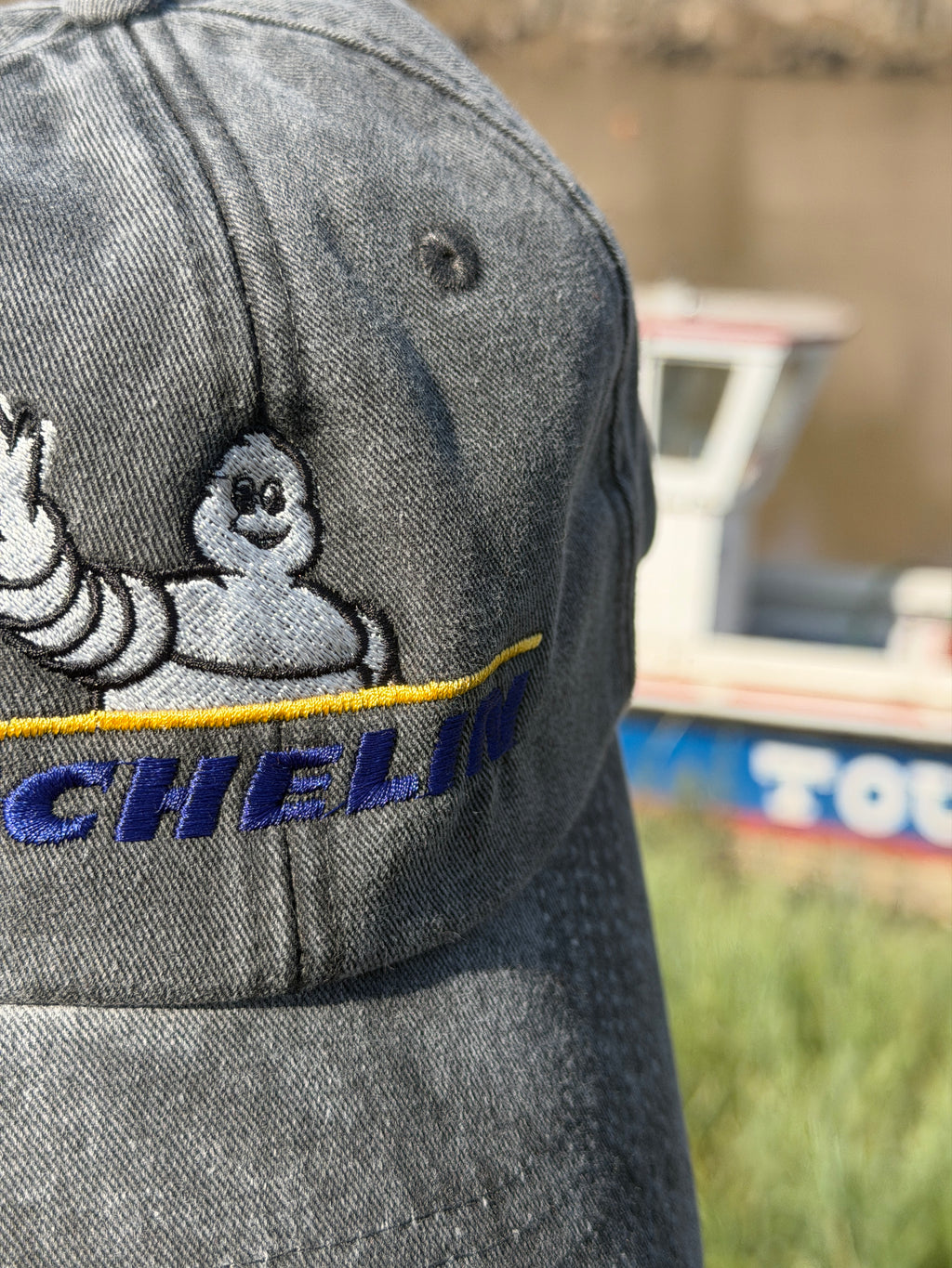 Michelin Vintage Embroidered Black Dad Cap – Motorsport Racing Hat