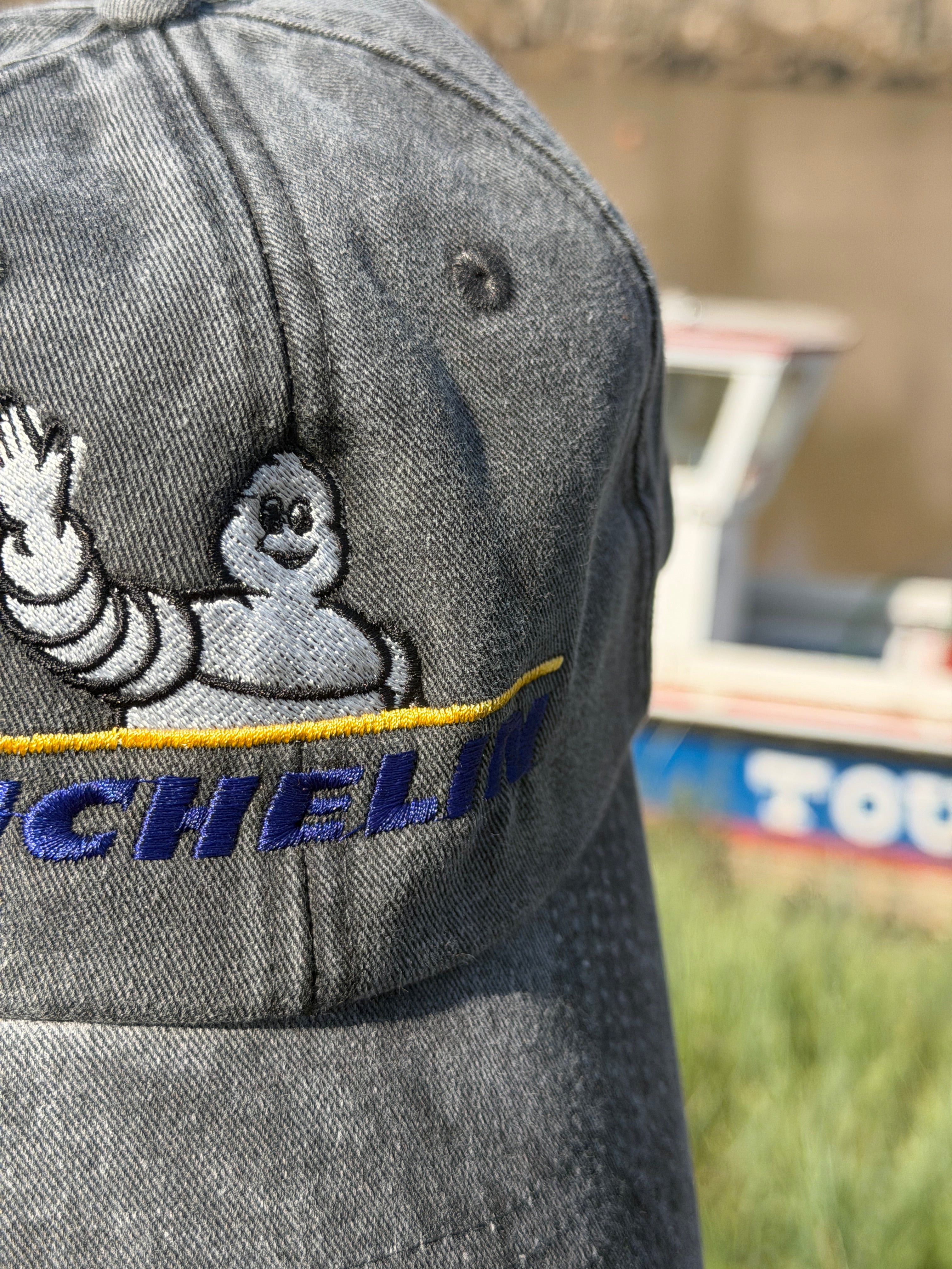 Michelin Vintage Embroidered Black Dad Cap – Motorsport Racing Hat