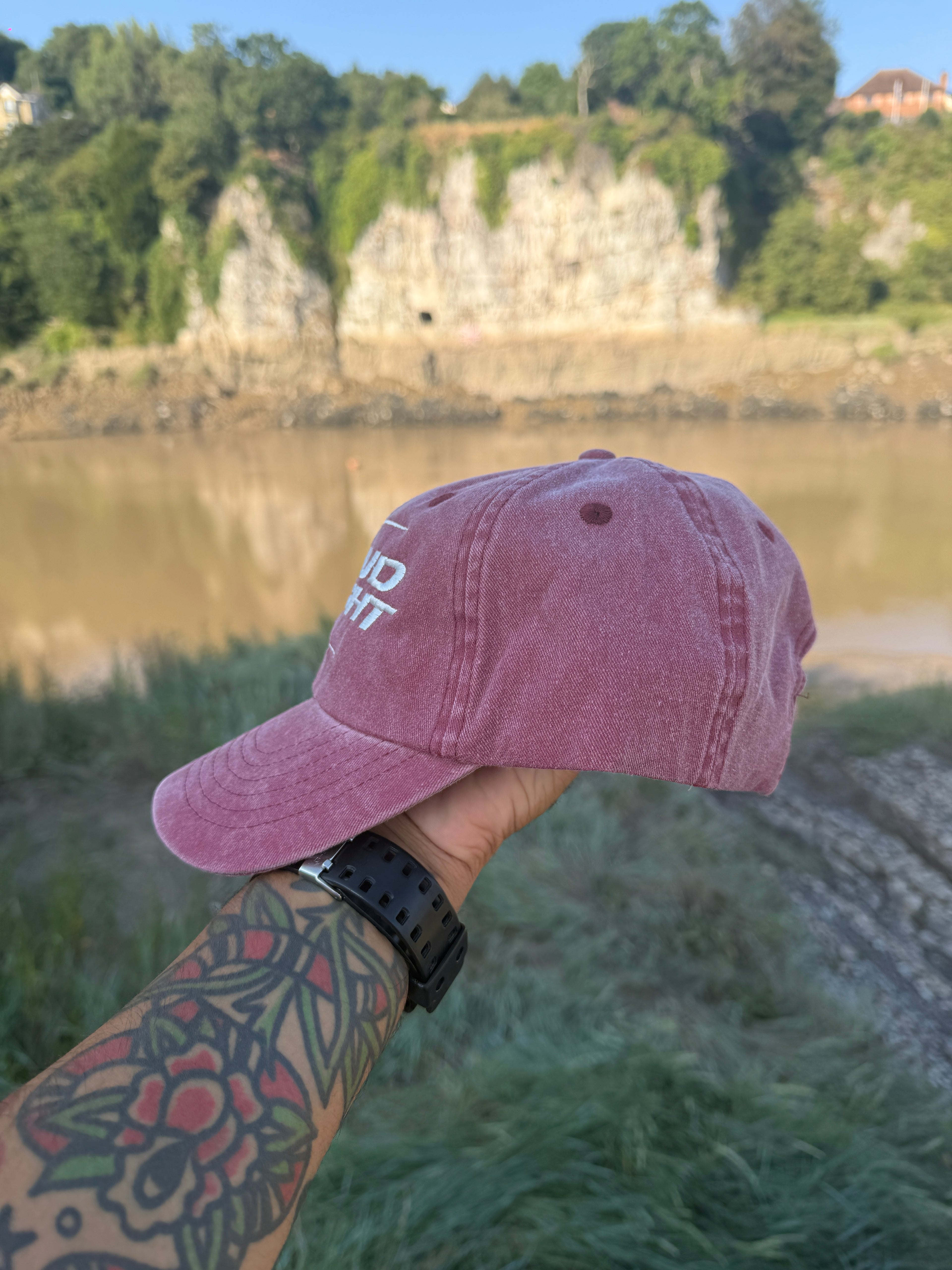 Bud Light Vintage Style  Embroidered Dad Cap – Washed Red Adjustable Strapback – Beer Logo Hat