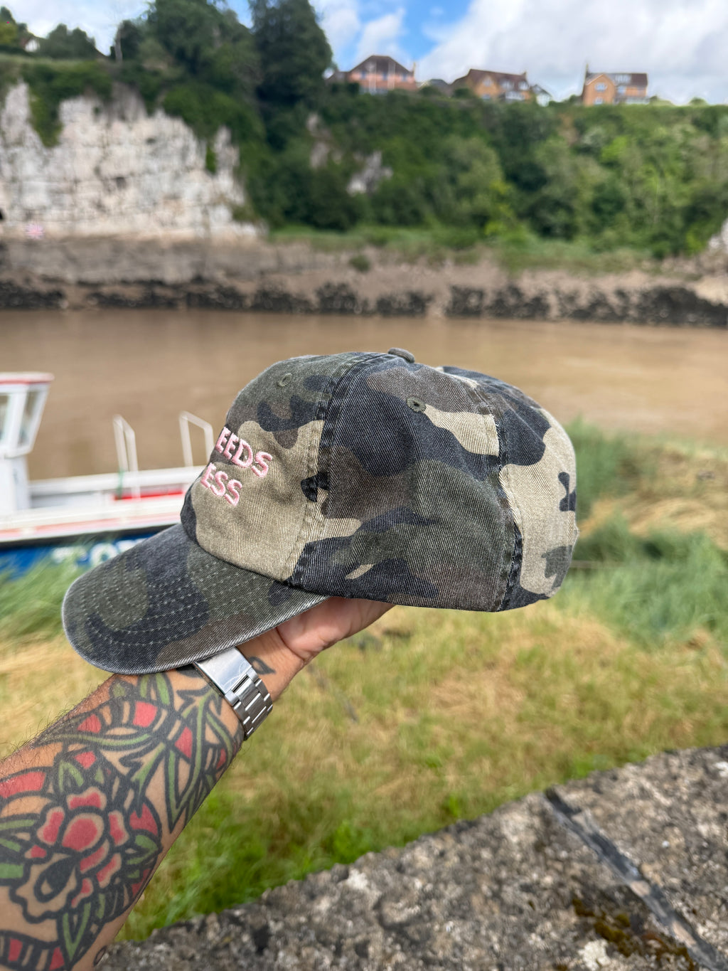 Daddy Needs A Guinness Vintage Camo Cap