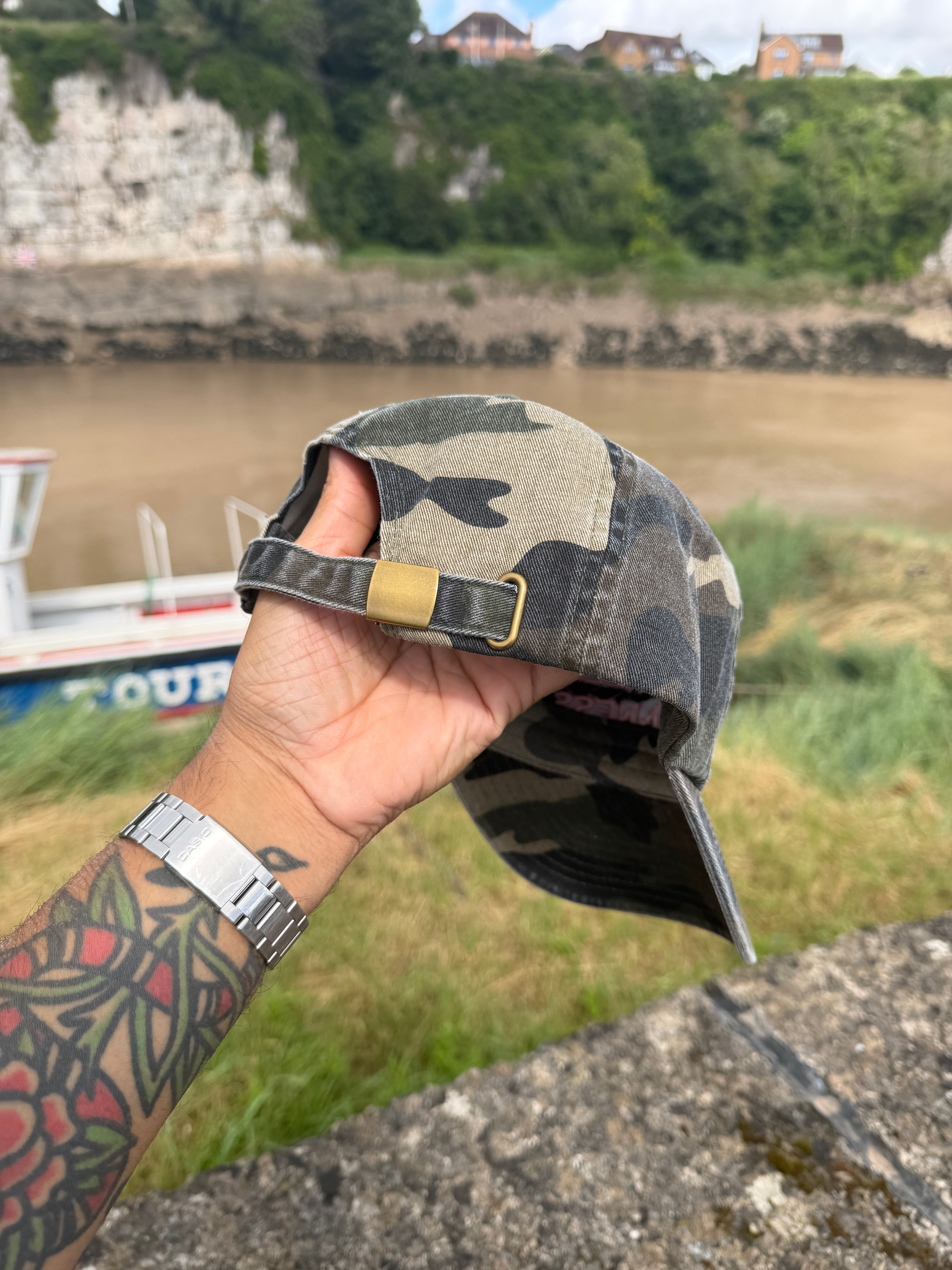 Daddy Needs A Guinness Vintage Camo Cap