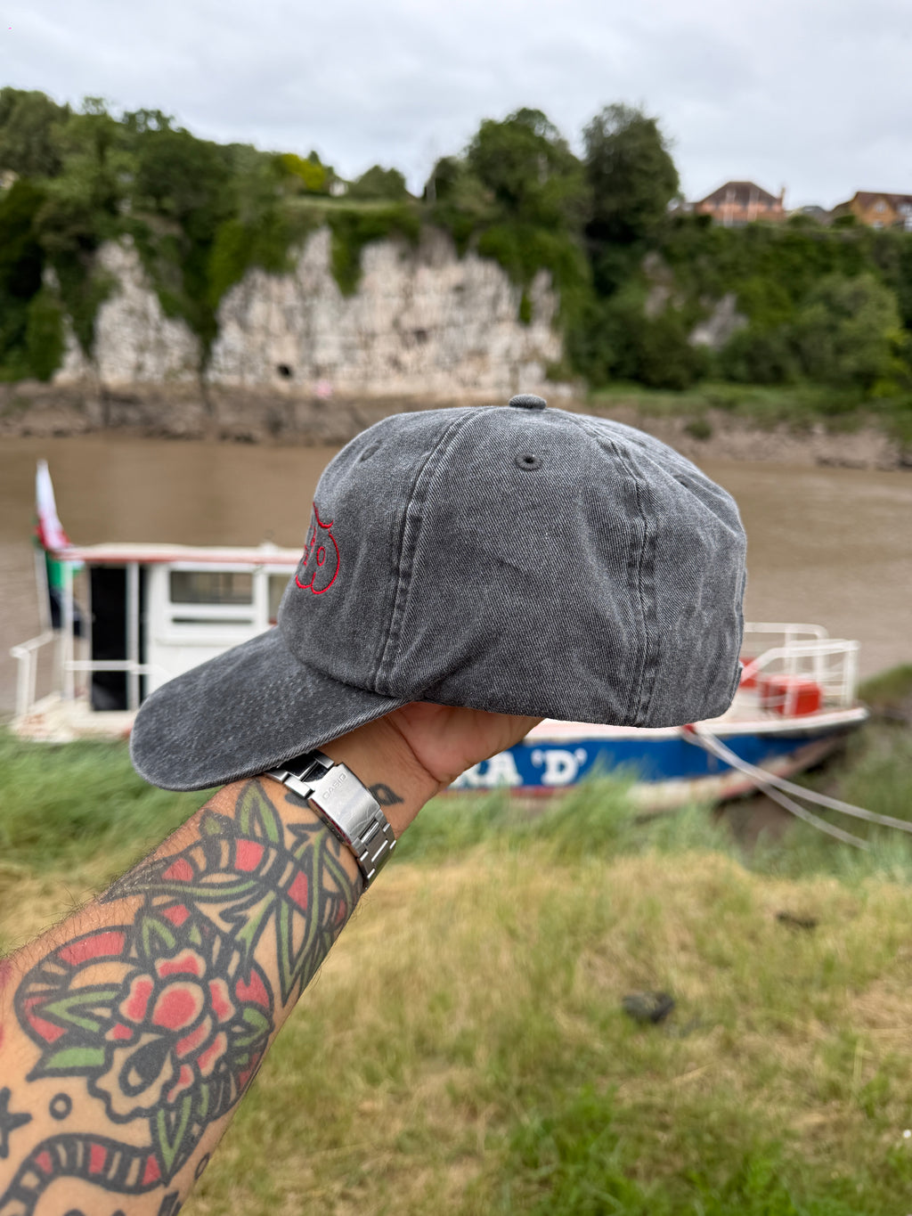 Marlboro Vintage Logo Embroidered Faded Baseball Cap