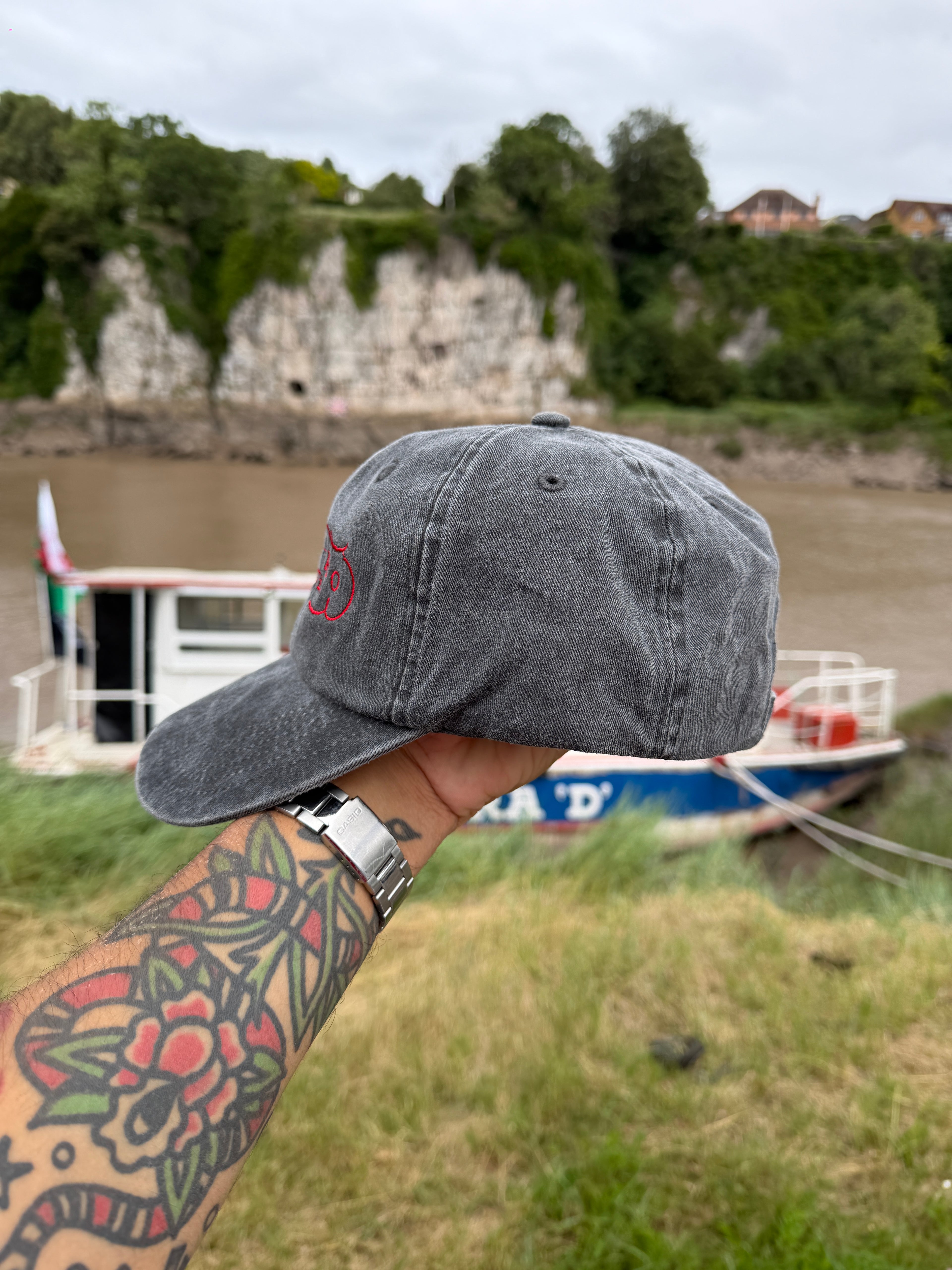 Marlboro Vintage Logo Embroidered Faded Baseball Cap
