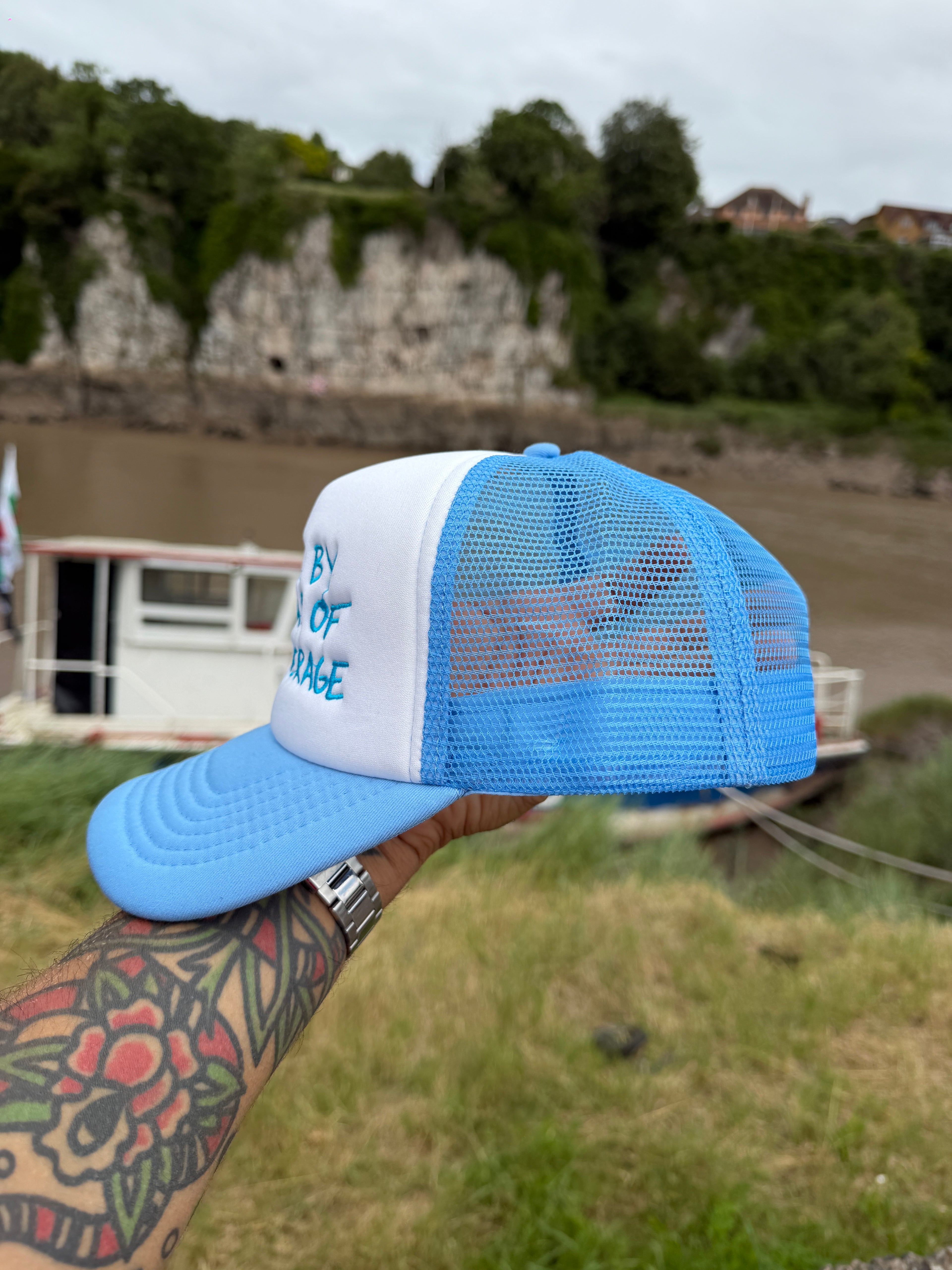 Inspired By The Fear of Being Average Trucker Baseball Cap