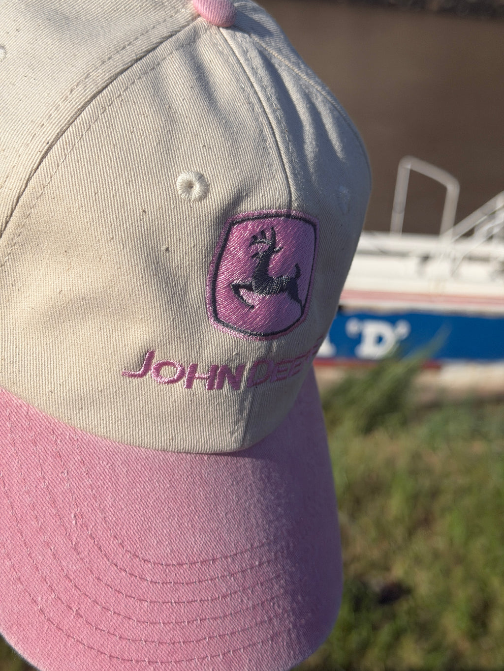 John Deere Farm Tractor Baseball Two Tone Cap