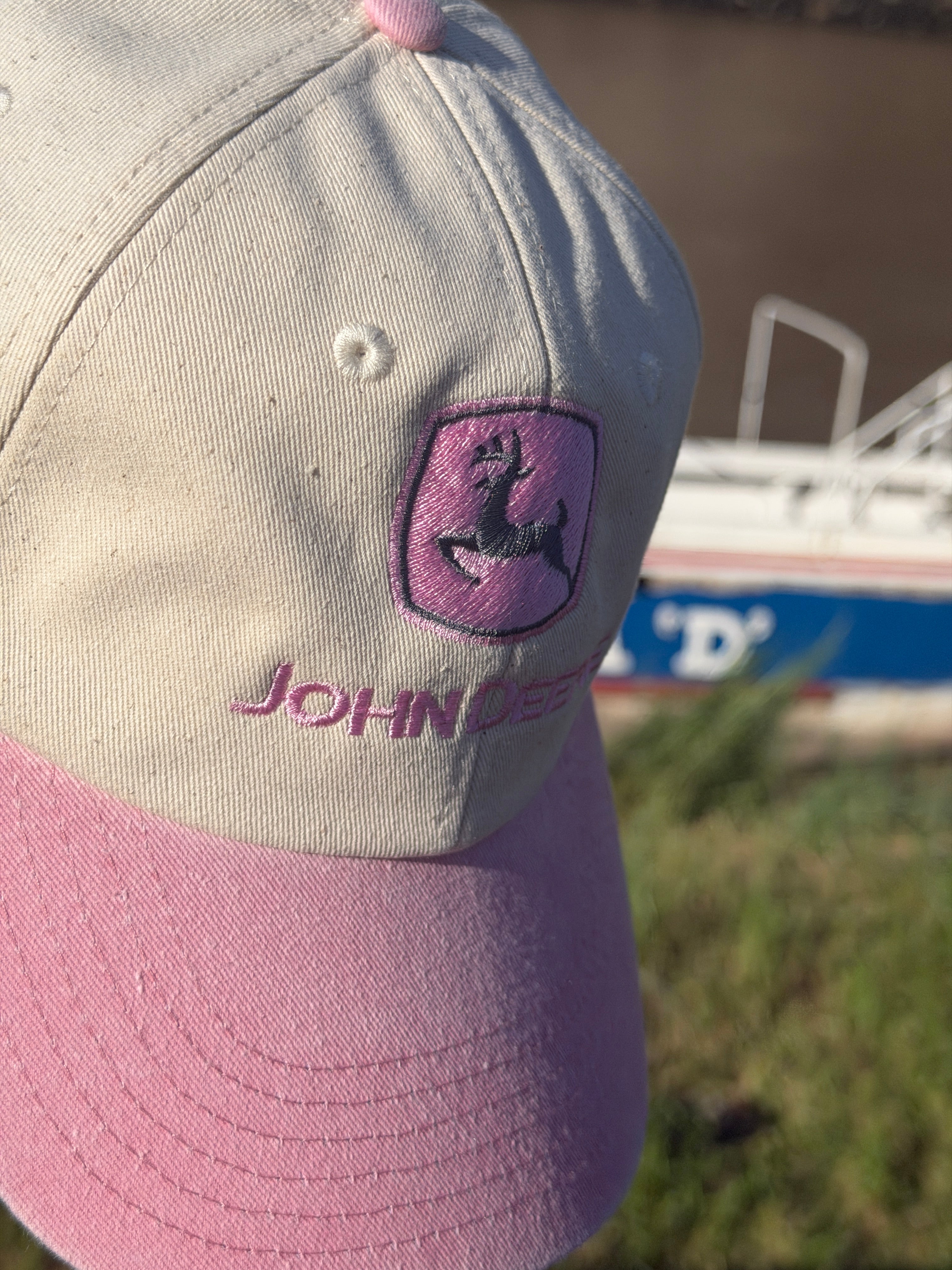 John Deere Farm Tractor Baseball Two Tone Cap