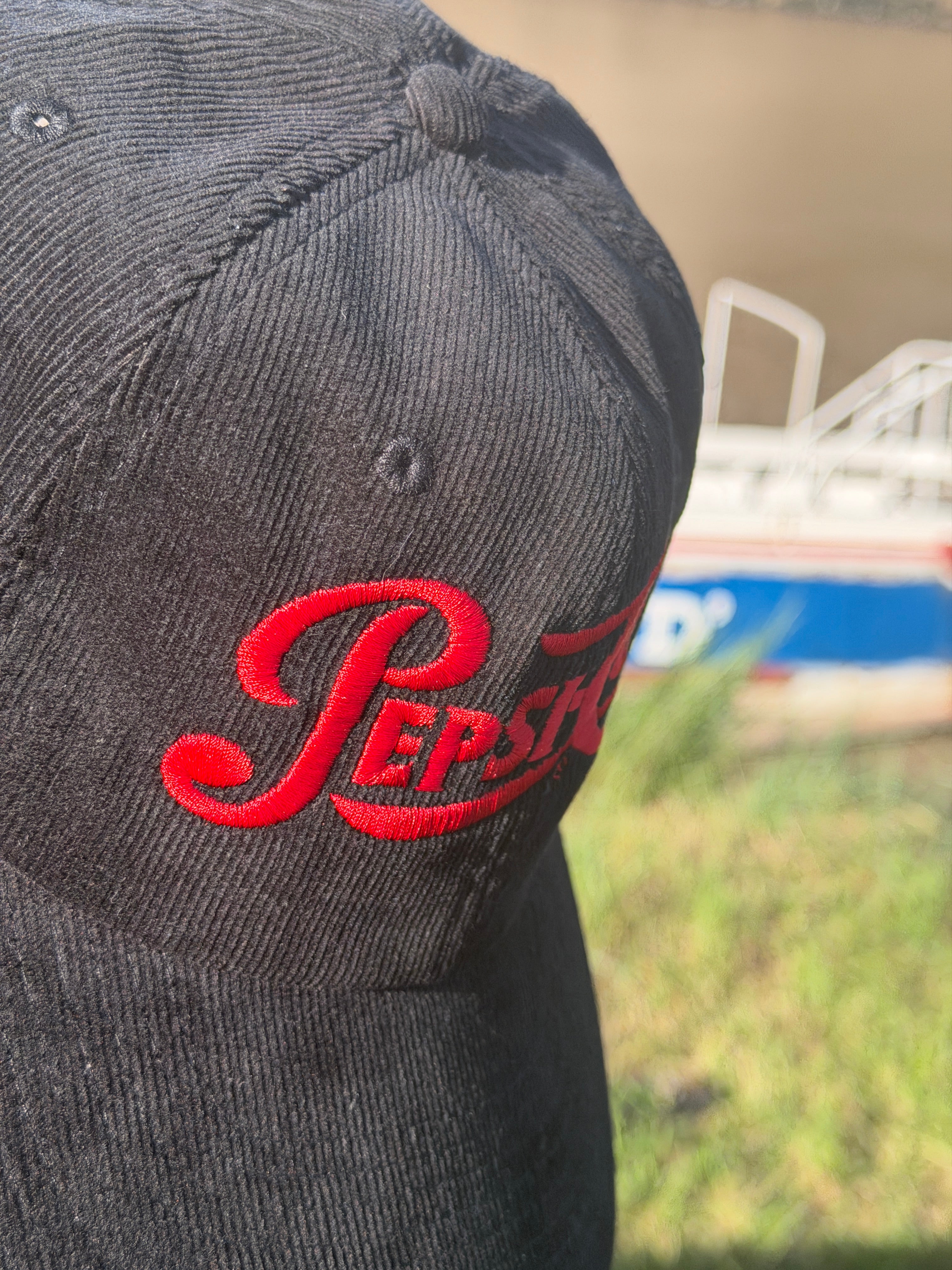 Pepsi Cola Corduroy Baseball Cap