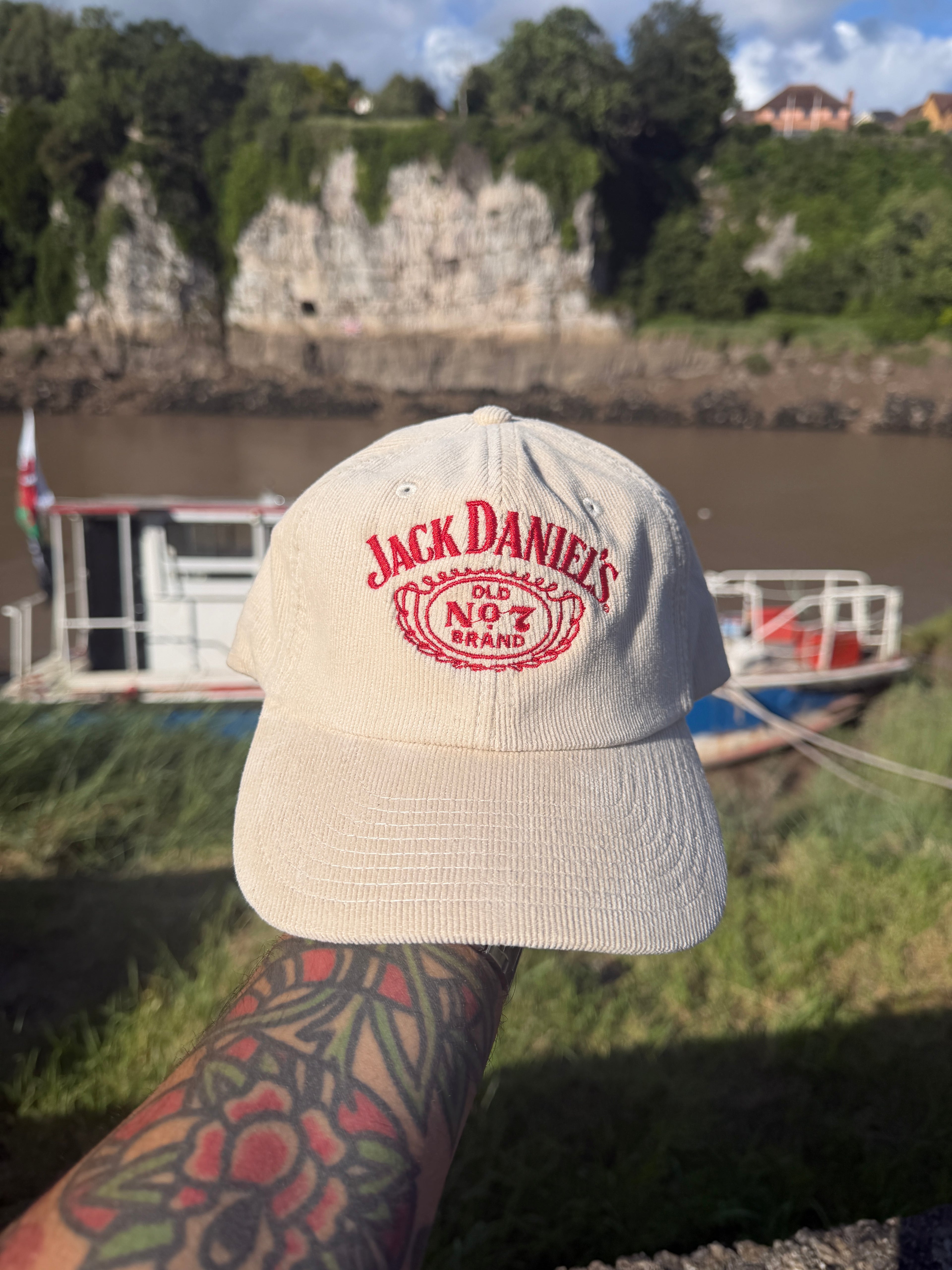 Jack Daniels Whisky Corduroy Baseball Cap