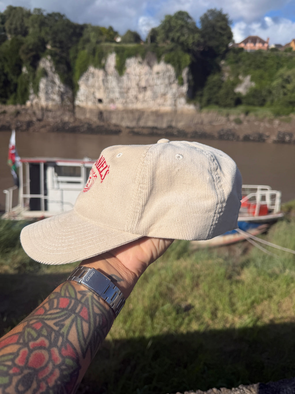 Jack Daniels Whisky Corduroy Baseball Cap