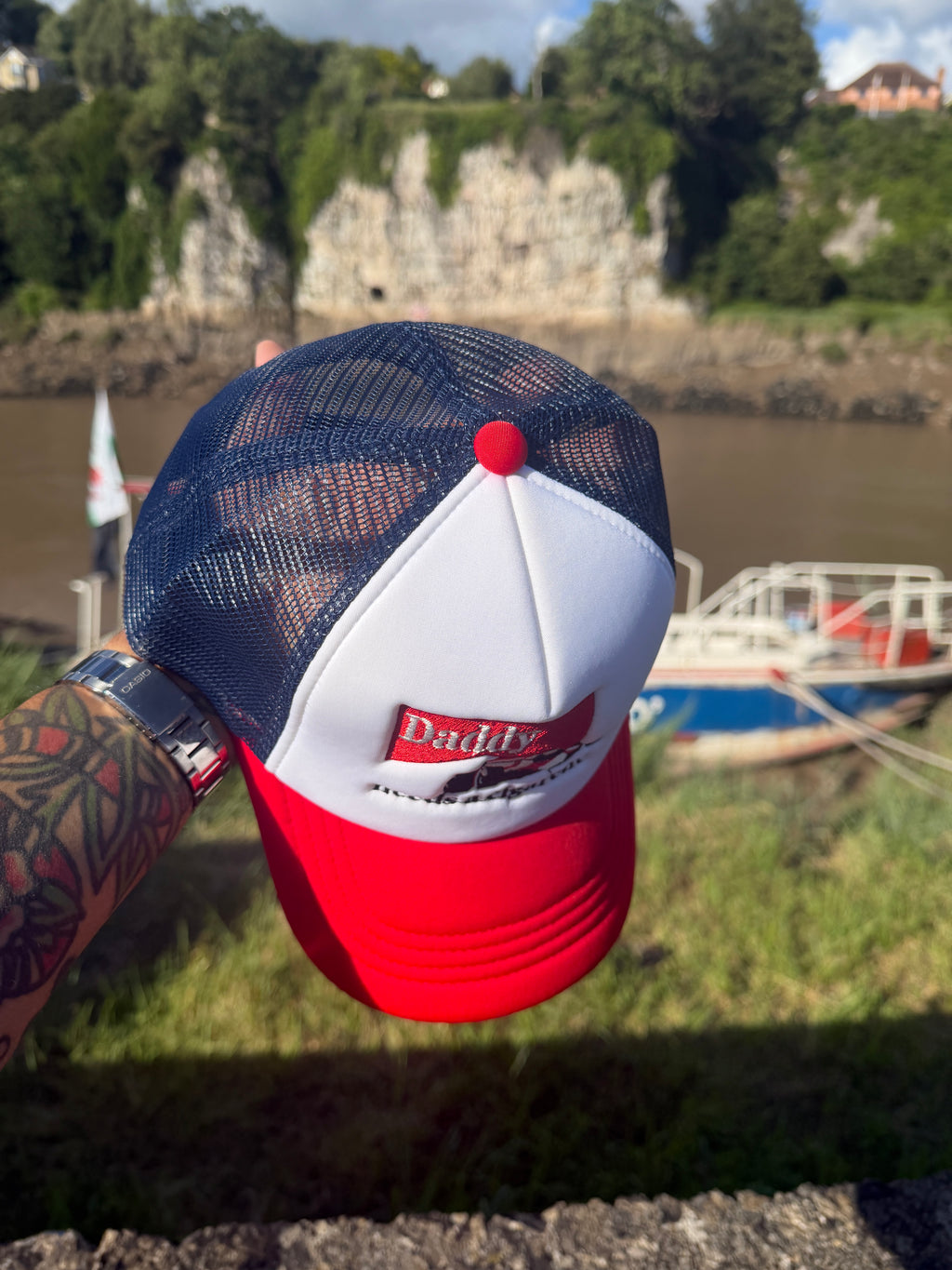 Daddy Needs a Cigarrete Tobacco Formula 1 Cap Trucker