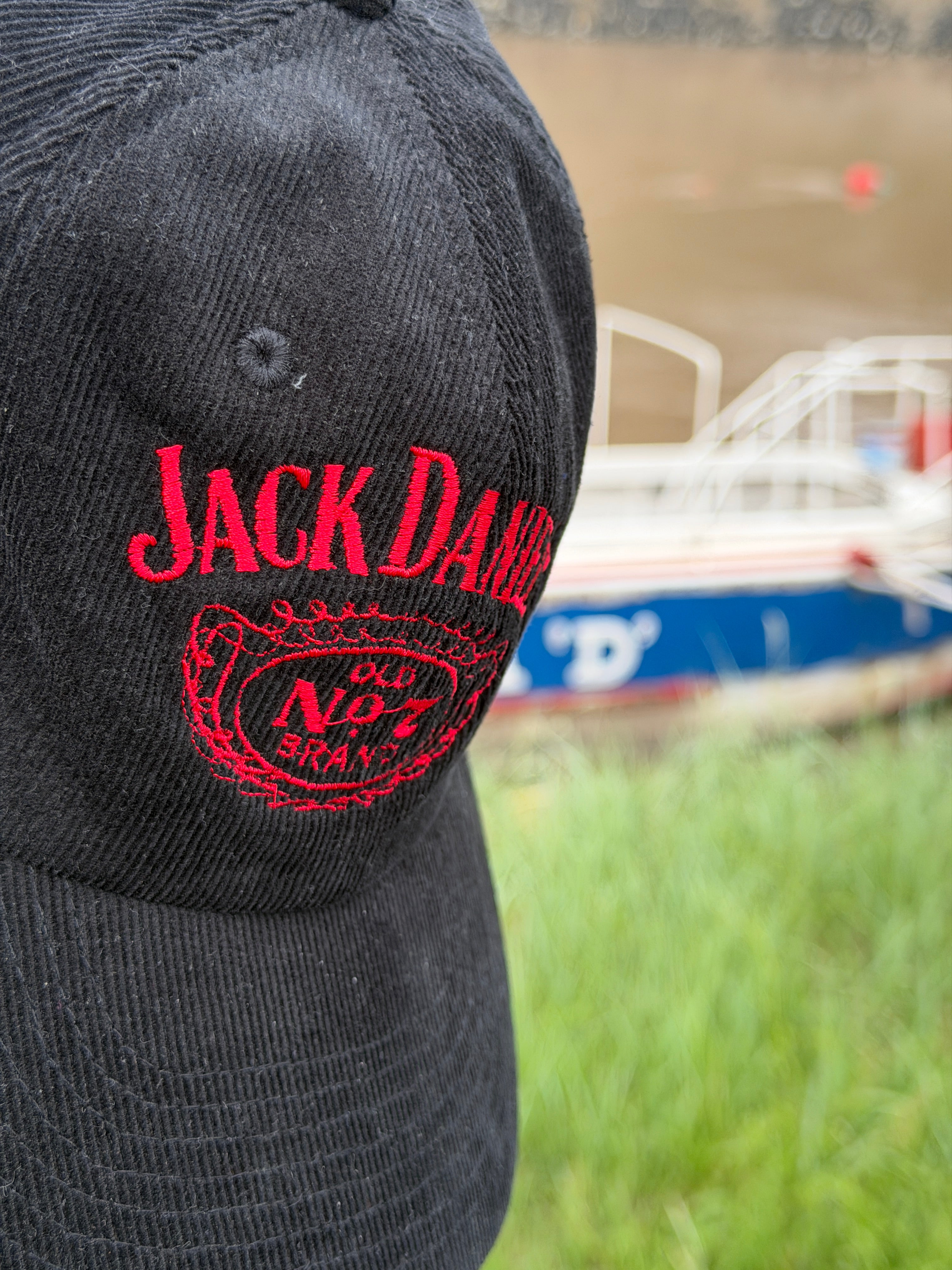 Jack Daniels Whisky USA Corduroy Baseball Cap