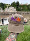 Fed up Vintage Flat Cap Military Style FedEx Funny Baseball Cap
