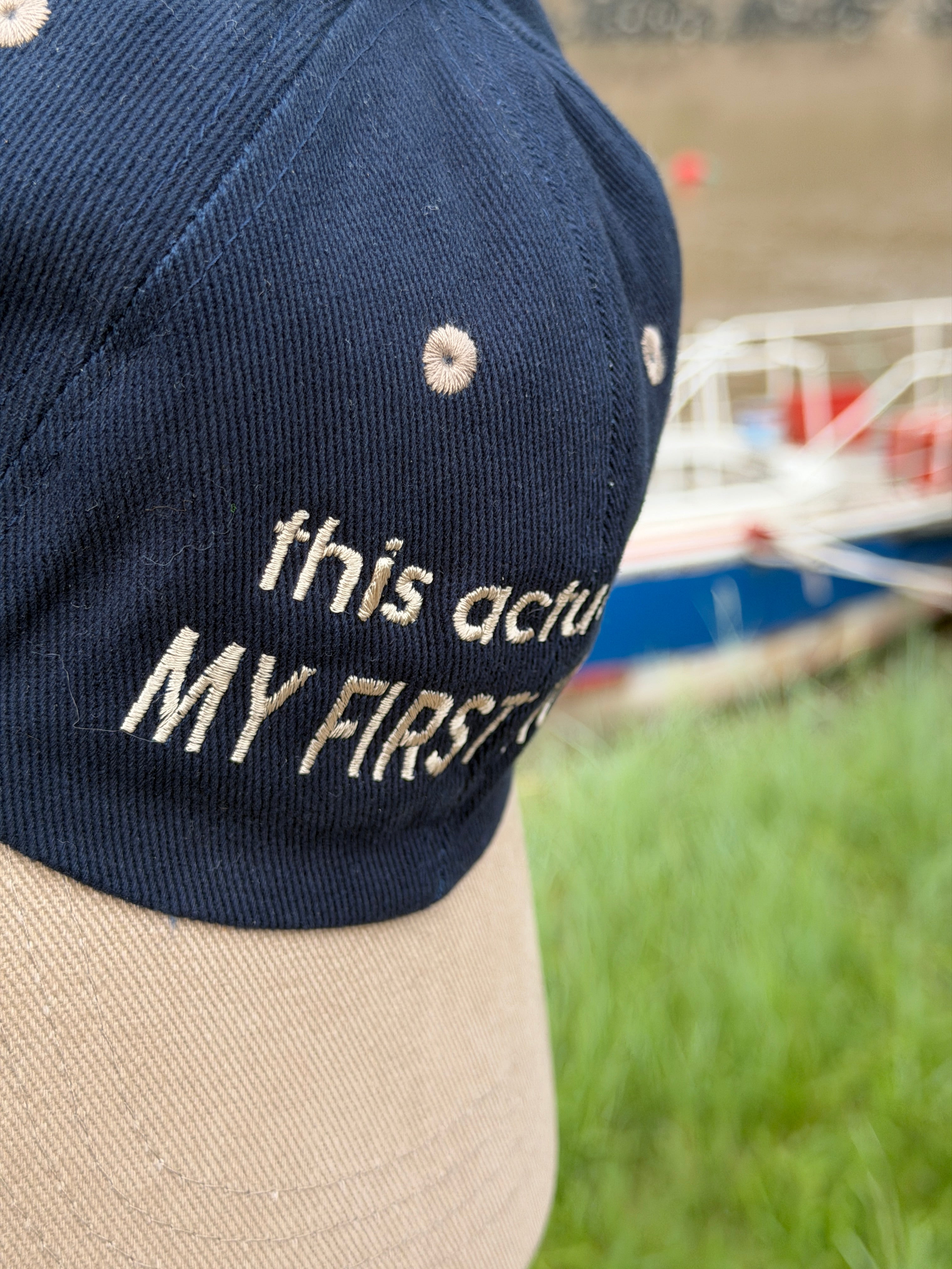 This Actually is My First Rodeo Two Tone Embroidered Cap
