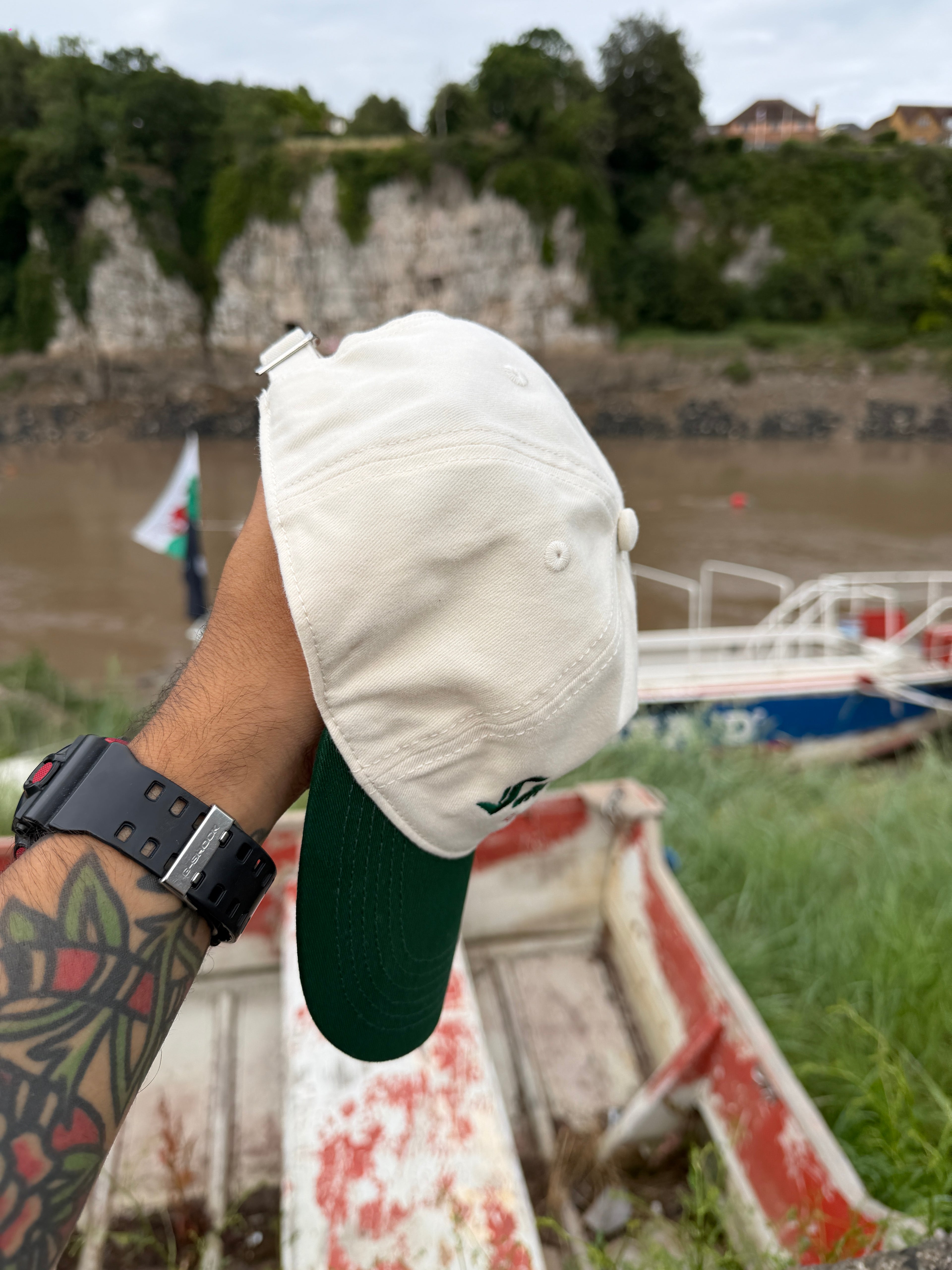 San Miguel Vintage Style Two tone Embroidered Baseball Cap