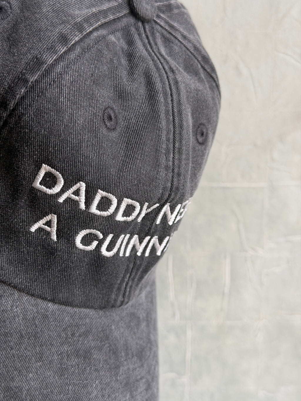 Daddy needs a Guinness Vintage style Baseball Cap Faded