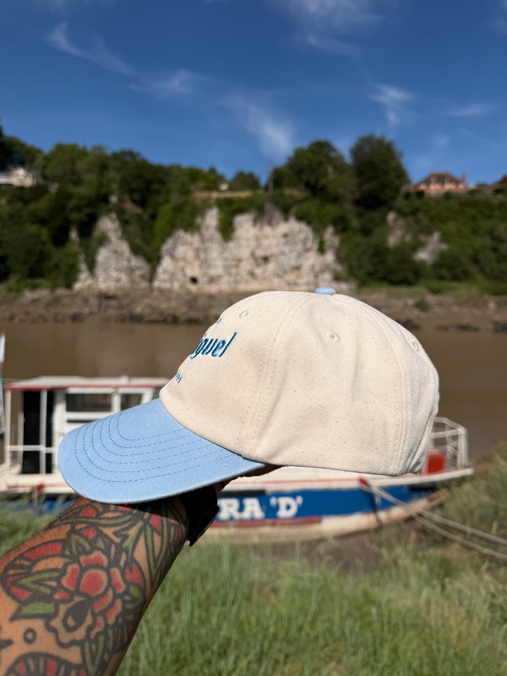 San Miguel Cerveza Beer Merch Two Tone Baseball Cap
