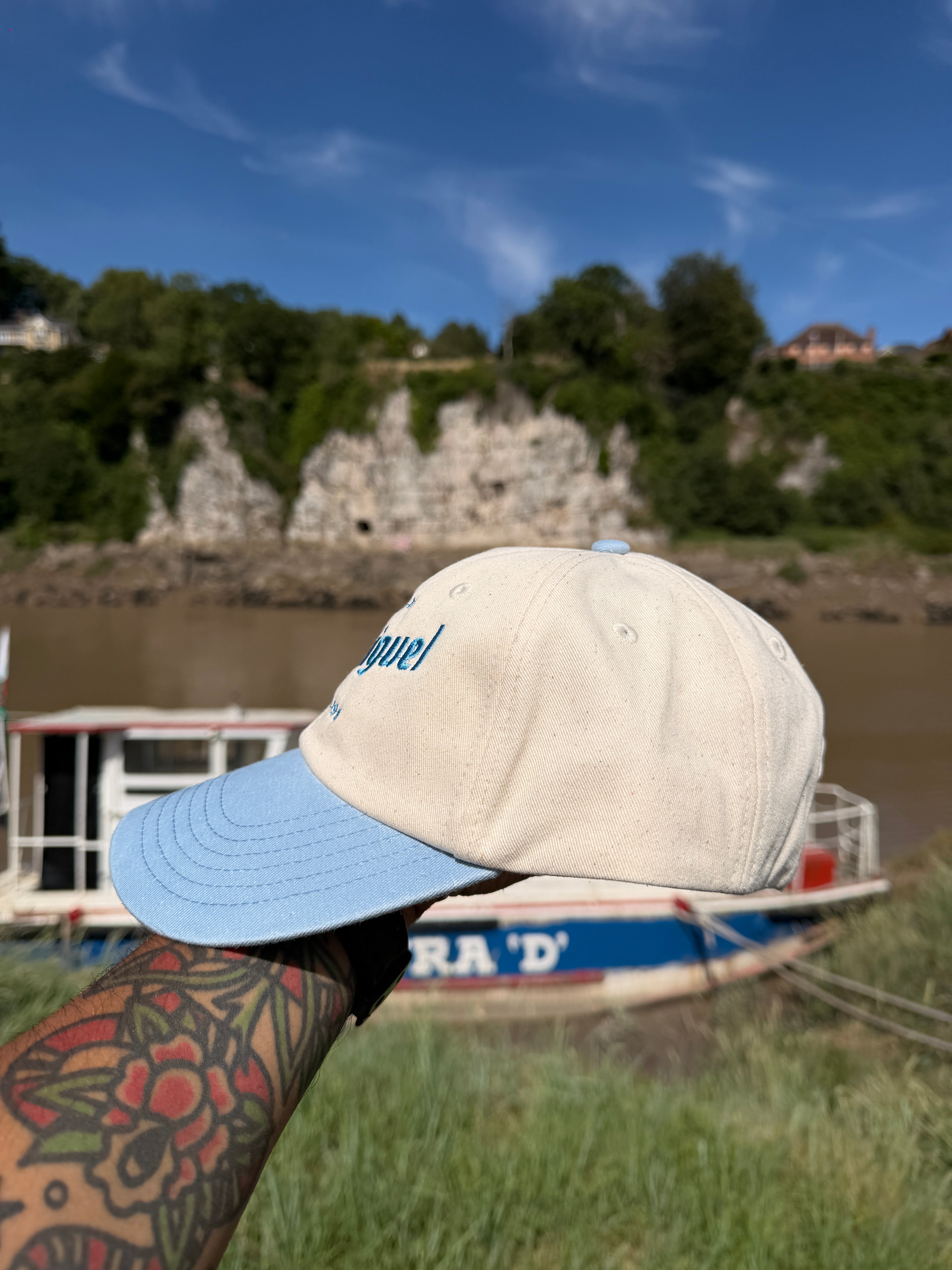 San Miguel Cerveza Beer Merch Two Tone Baseball Cap