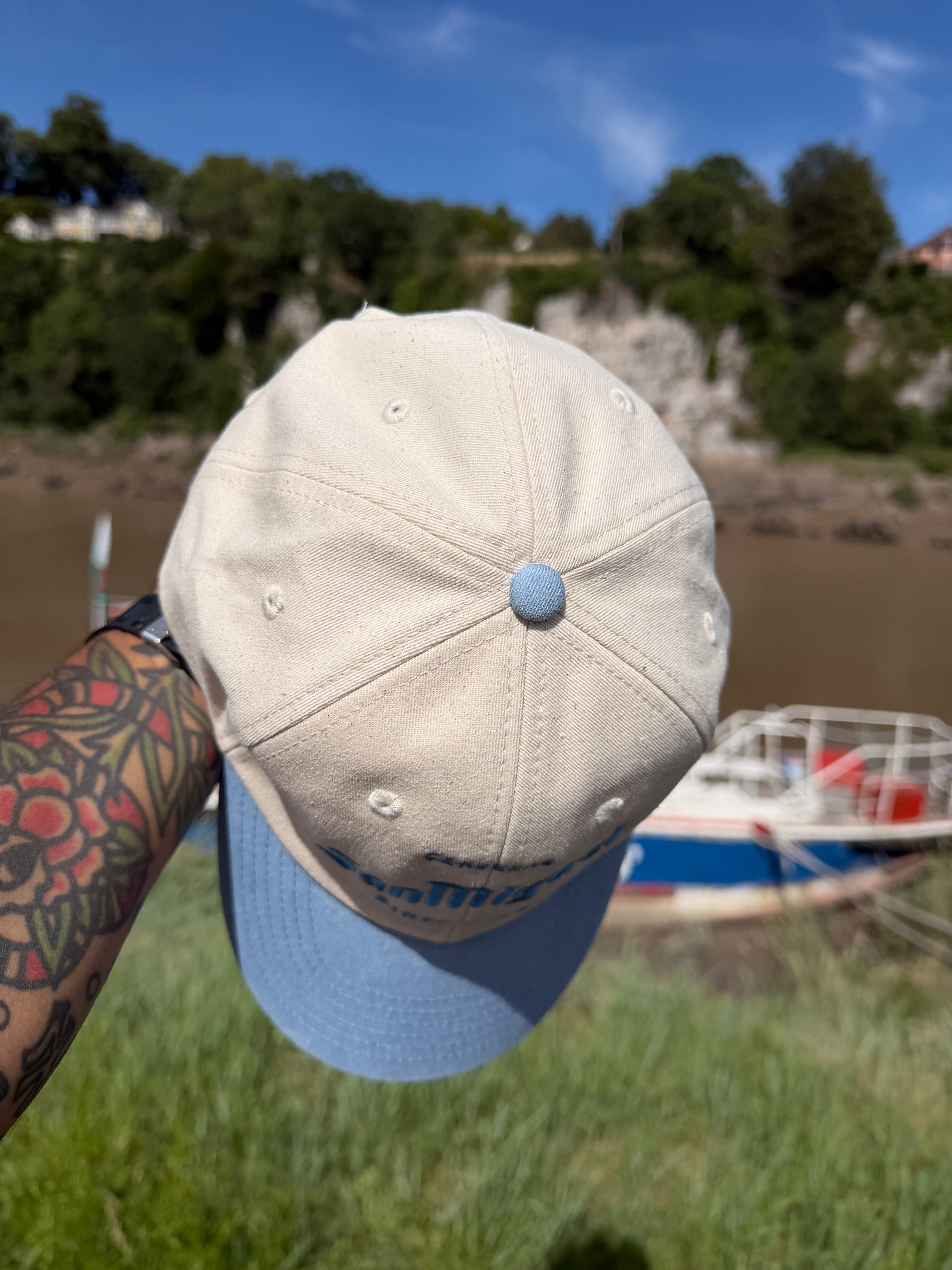 San Miguel Cerveza Beer Merch Two Tone Baseball Cap