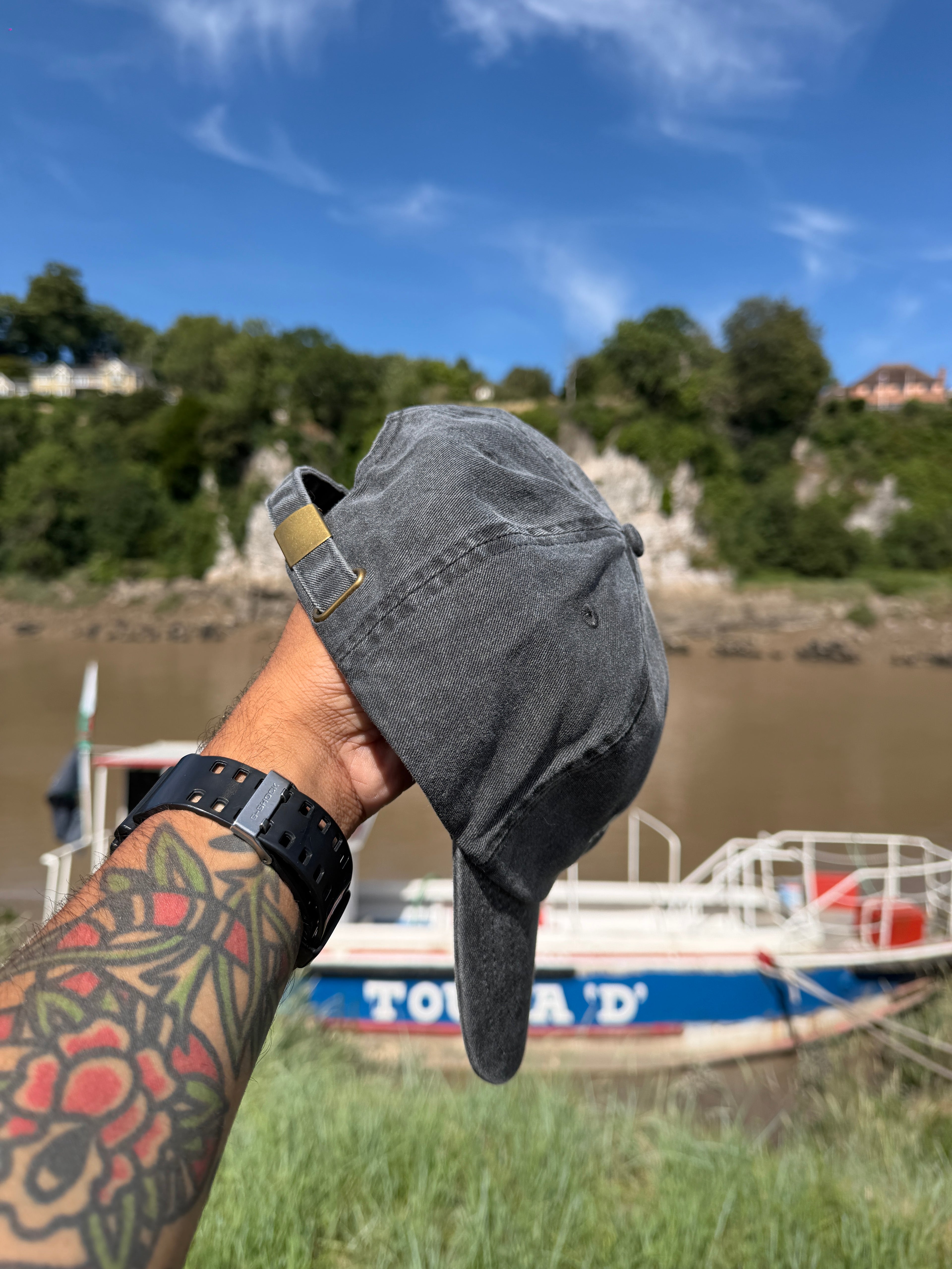 Jack Daniels Vintage Inspired Black faded Baseball Cap