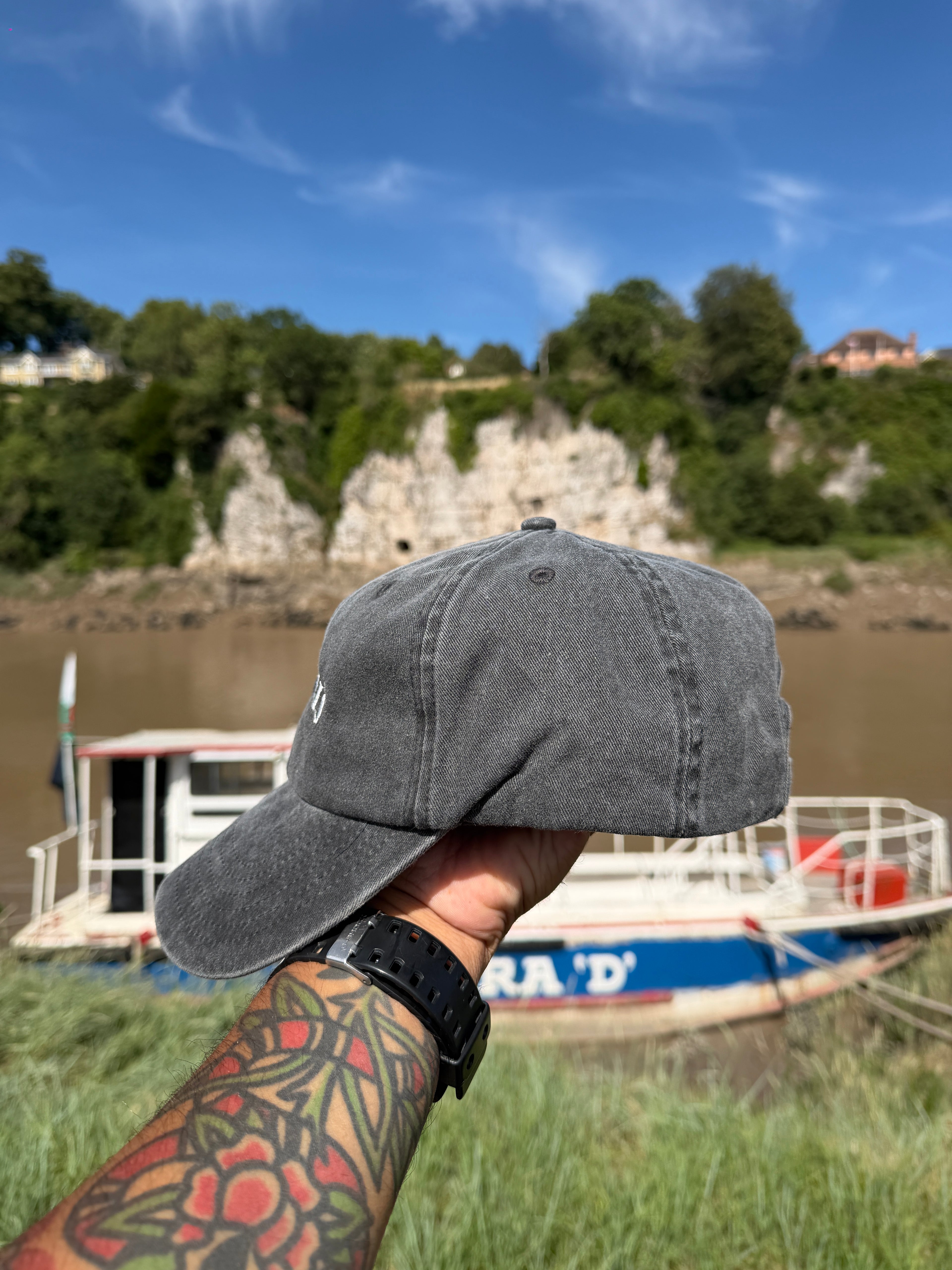 Jack Daniels Vintage Inspired Black faded Baseball Cap