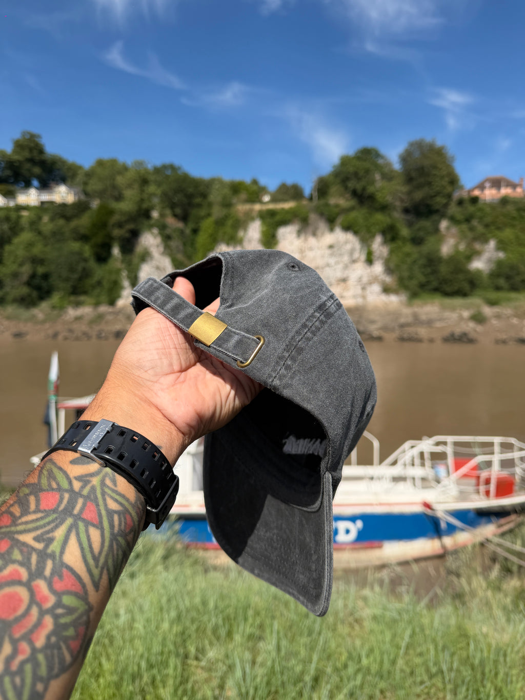 Jack Daniels Vintage Inspired Black faded Baseball Cap
