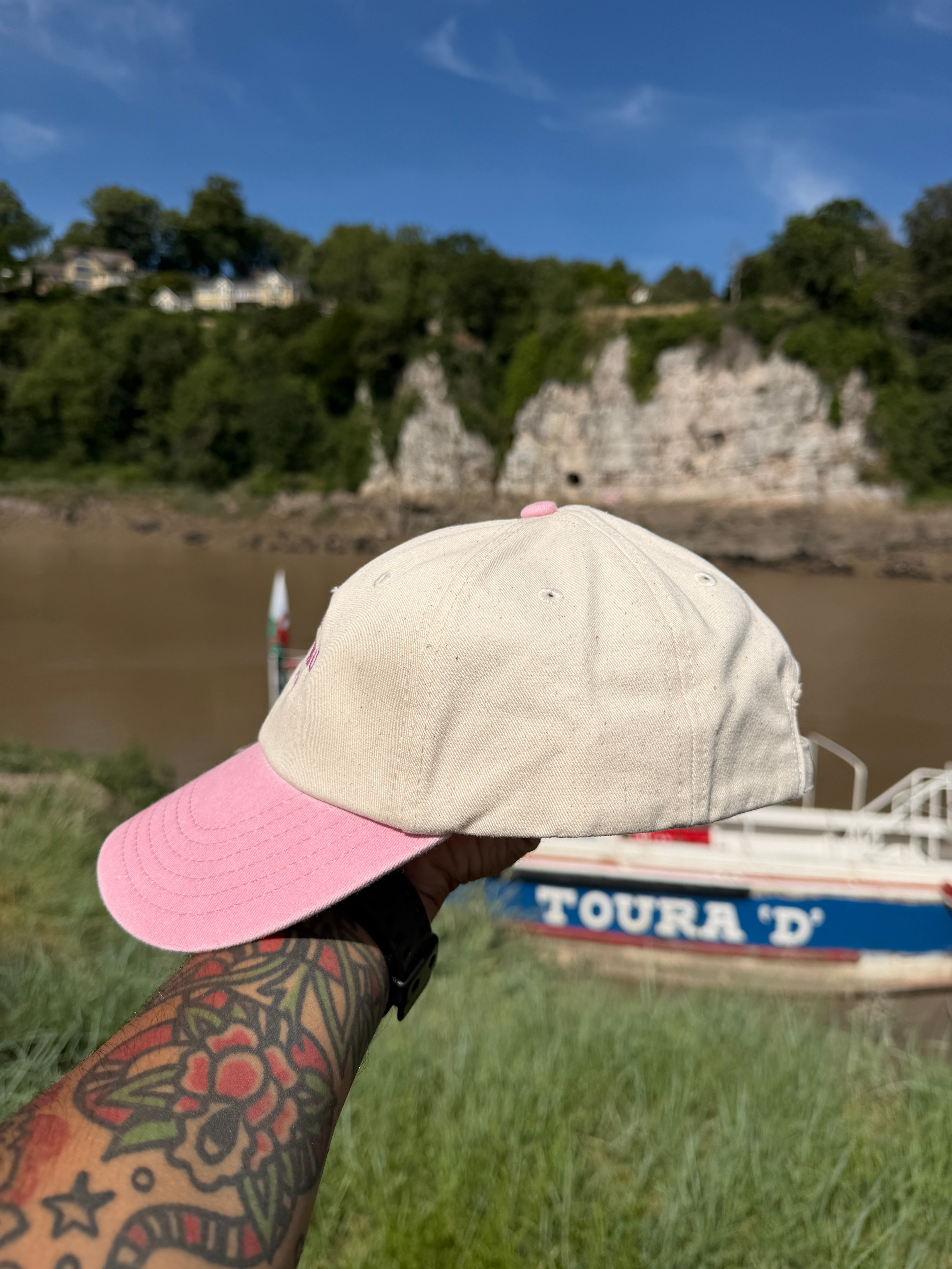 Corona Extra Cerveza Mexico Pink Two tone Vintage Inspired Baseball Cap