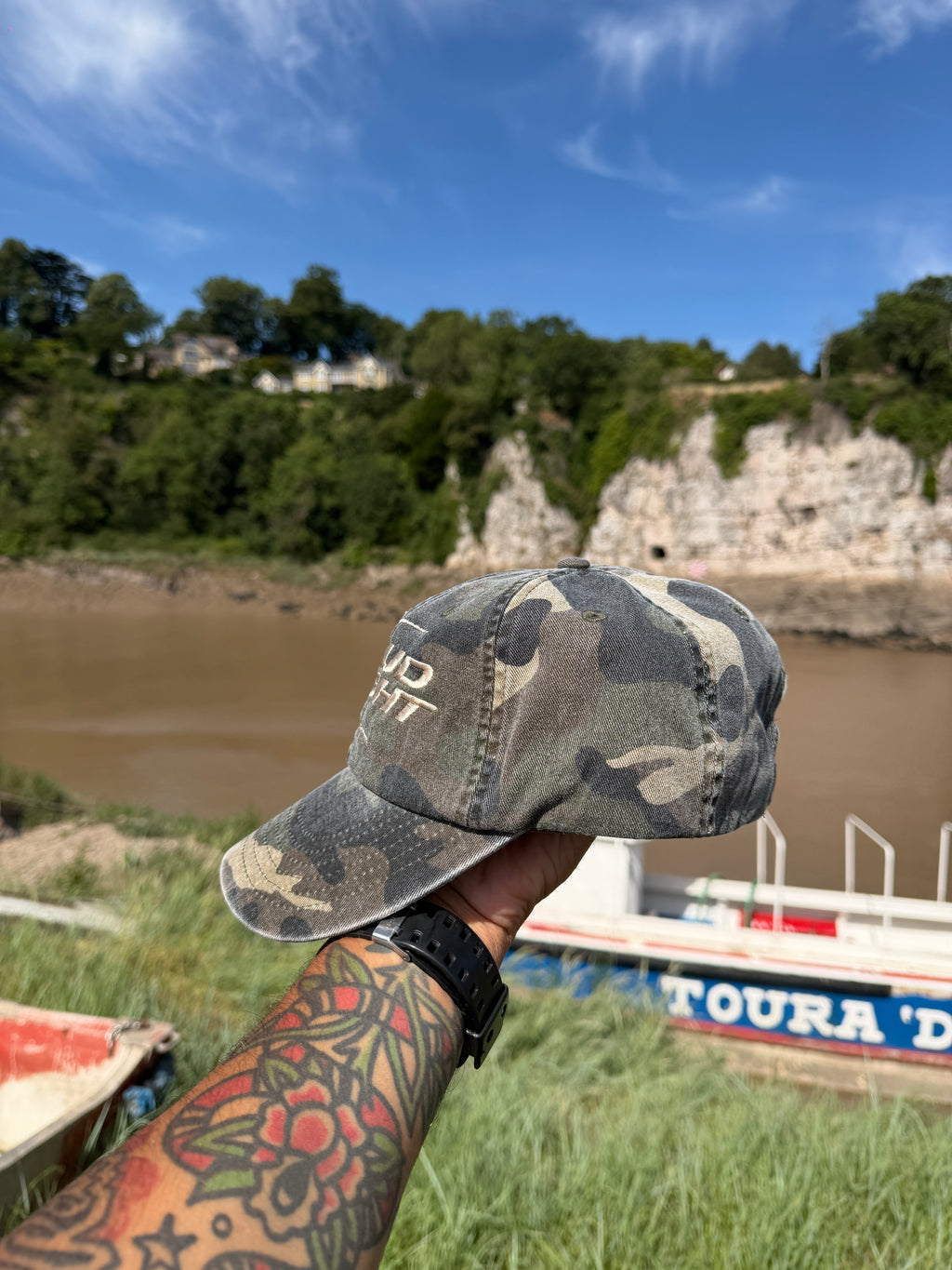 Bud Light Camo Gold Baseball Cap