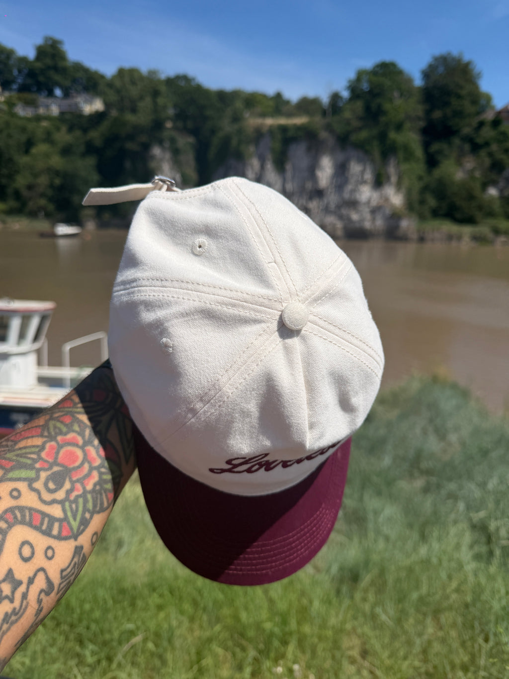 Loveless Two tone Vintage Style Embroidered Baseball Cap