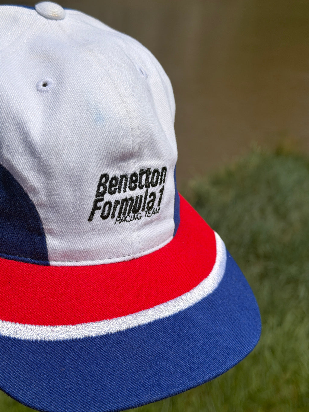 Vintage Benetton Formula 1 Racing Team Cap | 1990s Official Licensed F1 Snapback Hat
