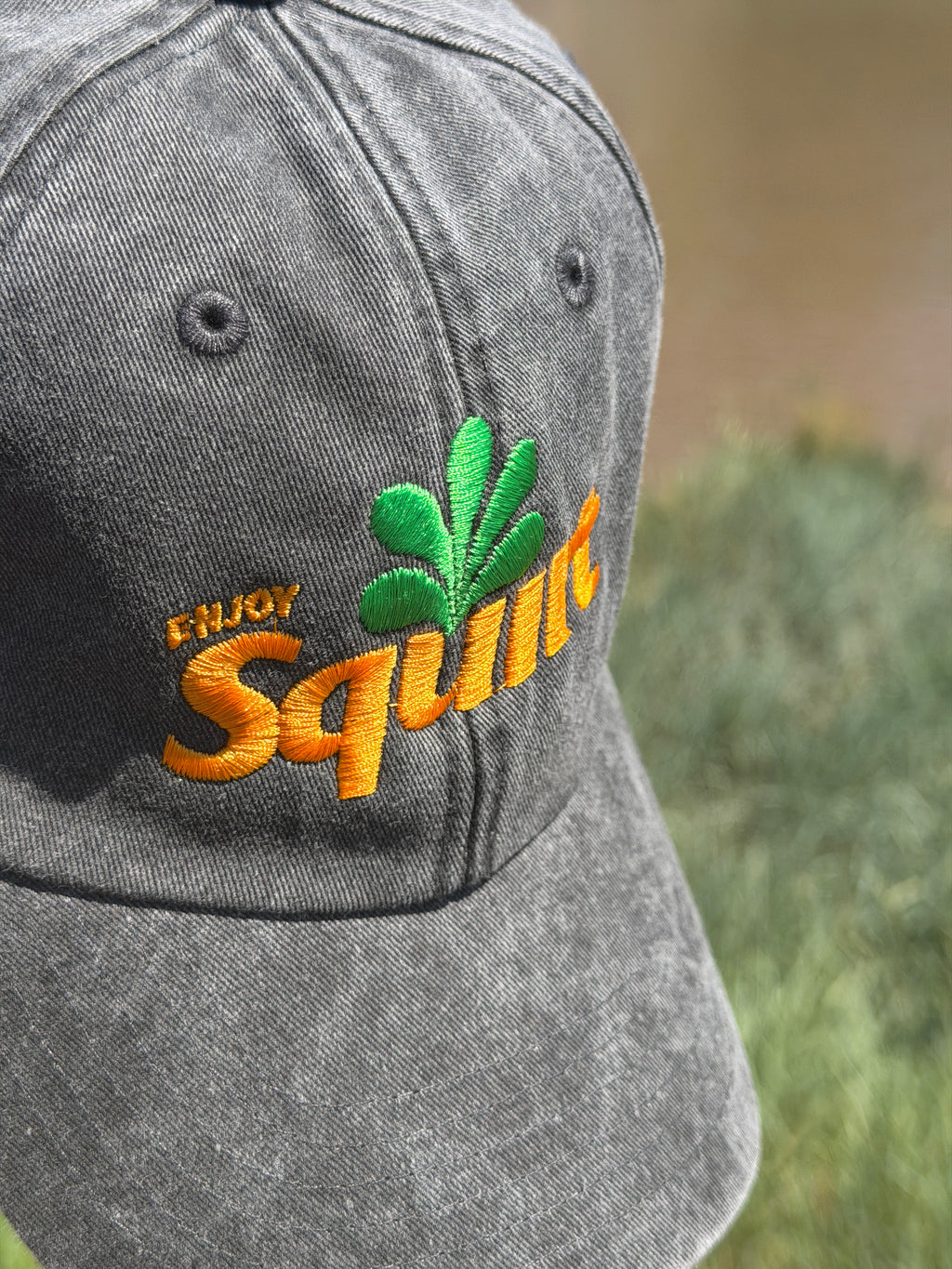 Squirt Enjoy Fun Faded Embroidered Baseball Cap