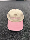 two tone pink guinness vintage style cap