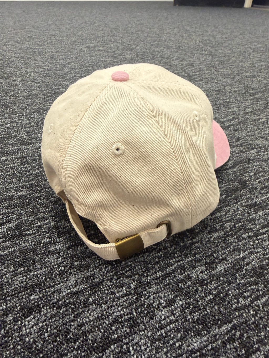 two tone pink guinness vintage style cap