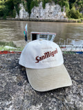 San Miguel Cream & Beige Vintage Style Baseball Cap