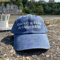 Daddy Needs a Guinness Embroidered Blue Baseball Cap
