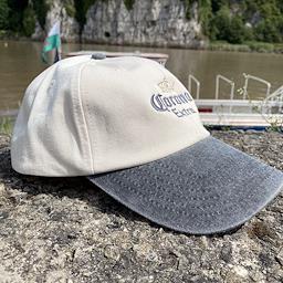 Corona Extra Cerveza Mexico Grey Two tone Vintage Inspired Baseball Cap