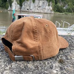 Brown Cord Camel Cap