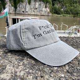 F*ck Off I'm Gardening Vintage Washed Grey Embroidered Cap