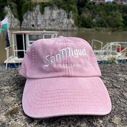 San Miguel Since 1890 Pink Embroidered Cap