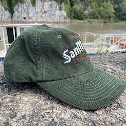 San Miguel Since 1890 Olive Green Corduroy Embroidered Cap