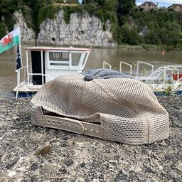 San Miguel Black & Beige Vintage Trucker's Hat