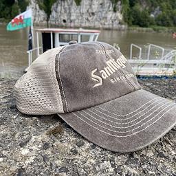 San Miguel Brown & Beige Vintage Trucker's Hat